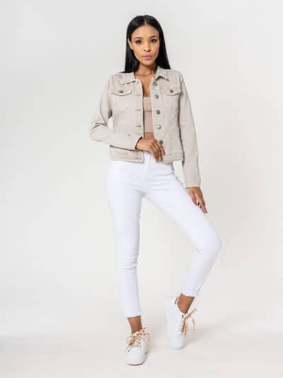 Nina stretch jakki Beige
